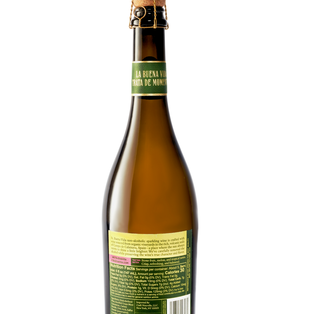 St. Buena Vida Non-alcoholic Sparkling White Wine